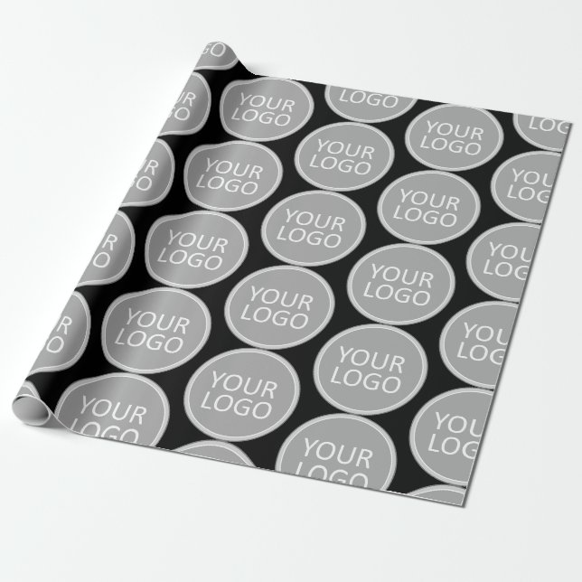 Papier Cadeau Your Business Logo Promoteur Business Company (Déroulé)