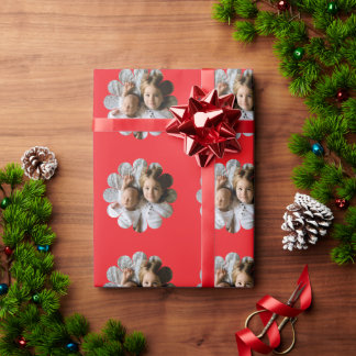 Papier Cadeau Your Custom Photo Christmas