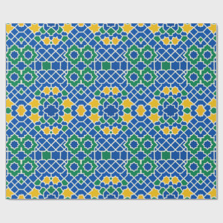 Papier Cadeau zelij marocain