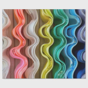 Papier Cadeau Zippers Wavy