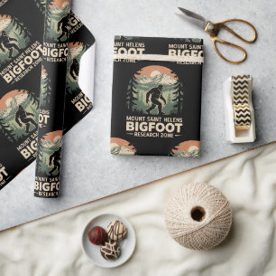 Papier Cadeau Zone de recherche de Bigfoot du mont Saint Helens