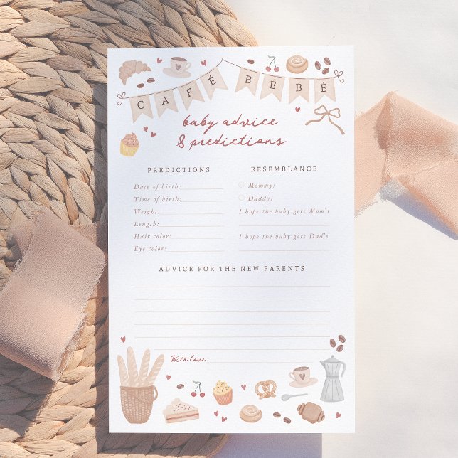 Papier Cafe Bebe Baby Predictions & Advice Game (Créateur téléchargé)