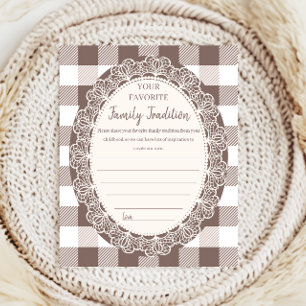 Papier Cafe Bebe Tradition Familiale Rustique Baby Shower