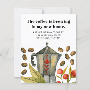 Papier Café Pot Brassage Budget Déplacement Faire-part