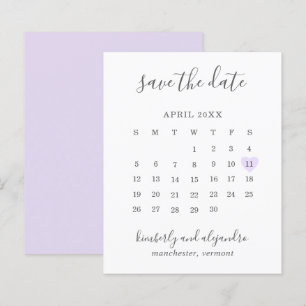 Papier Calendrier Budget Mariage Jour J Cœur Violet