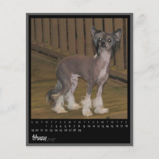 Papier calendrier février 2012