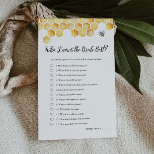 Papier CALLA Bee Qui Connaît La Mariée Meilleur Jeu De Ma