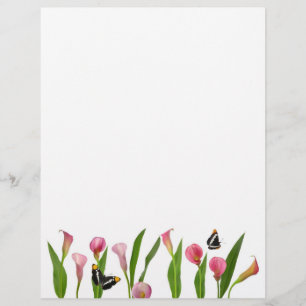 Papier Calla Lilies Rose