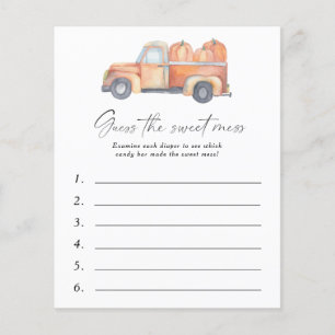 Papier Camion citrouille - Devinez le jeu de matchs doux