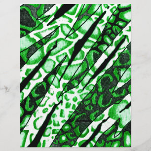 Papier Camo de peau de serpent vert