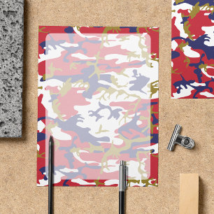 Papier Camouflage, Bleu Blanc Rouge Or, Militaire, Armée