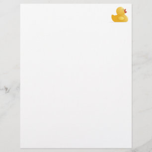 Papier Canard en caoutchouc jaune
