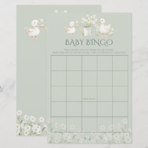Papier Canards mignons & jeux de Bingo de Baby Shower aux