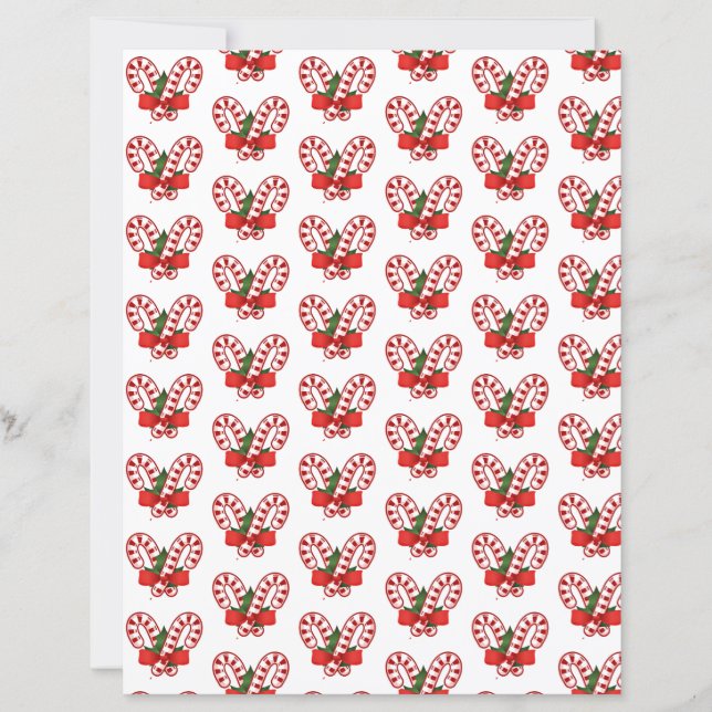 Papier Candy canes christmas craft paper (Devant)