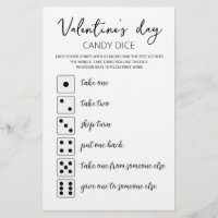 Candy Dice Editable jeu Saint Valentin