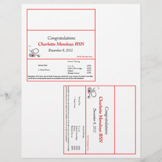 Papier Candy Wrapper- Infirmière