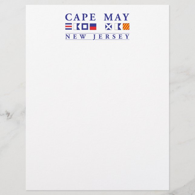 Papier Cape May New Jersey (Devant)