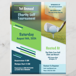 Papier Caritatif Tournoi de golf