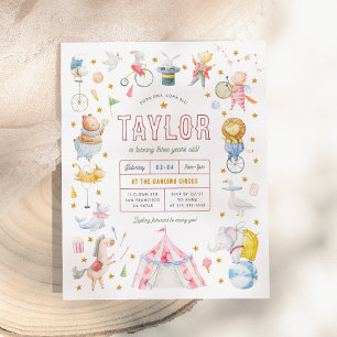 Papier Carnaval Budget Animal Circus fête d'anniversaire