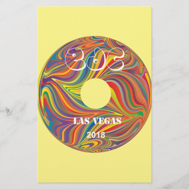 Papier Carnaval de marguerite électrique (Devant)