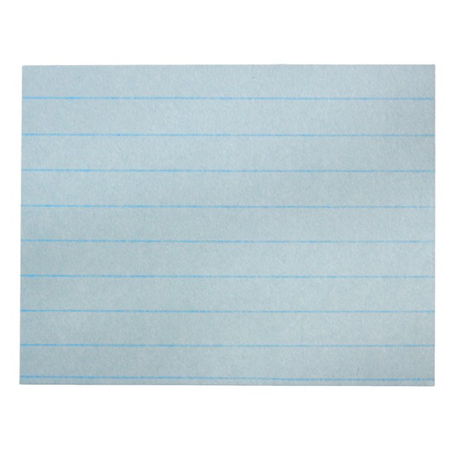Papier Carnet bleu (Devant)