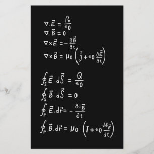 Papier Carré de formule physique Invitation Sticker