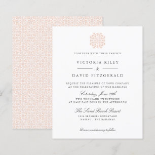 Papier Carrelage chic élégant mariage économique intempor