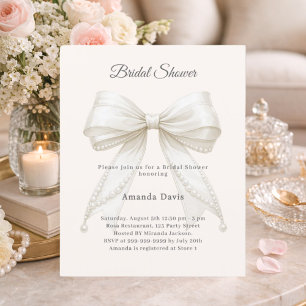 Papier Carton d'invitation élégant pour Baby Shower avec 