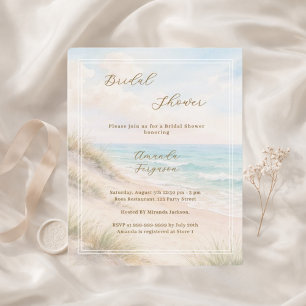 Papier Carton d'invitation pour une fête prénuptiale sur