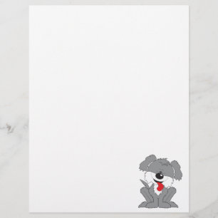 Papier Cartoon à chiots mignon