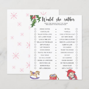 Papier Casse-Noisette - Jeu de Baby Shower 'Préfèrerait-E