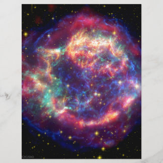 Papier Cassiopée A Supernova ... La mort devient elle