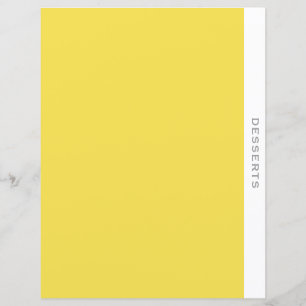 Papier Catégorie de dessert Diviseur de recettes Simp