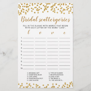 Papier Catégories de mariage jeu modifiable Enterrement d