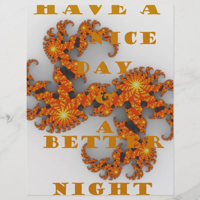 Papier Celestial Galactique Nice Day et un meilleur art n (Devant)