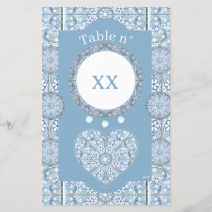 Papier Céramique Lace Bleu clair