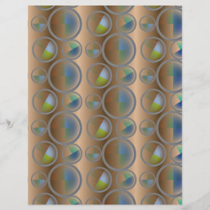 Papier Cercles Abstraits