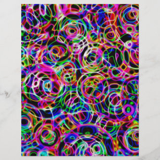 Papier Cercles néon