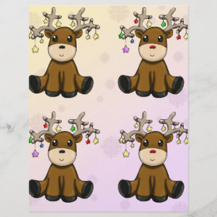 Papier Cerfs communs