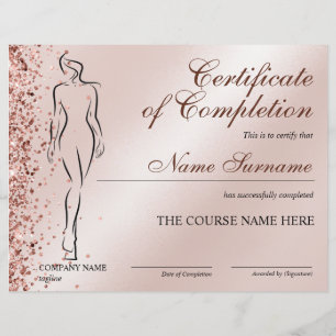 Papier Certificat d'achèvement de la Sculpture de l'organ