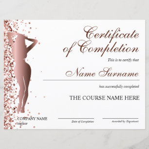 Papier Certificat d'achèvement de la Sculpture de l'organ