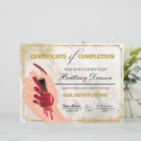 Certificat d'achèvement de l'octroi Technicien de 