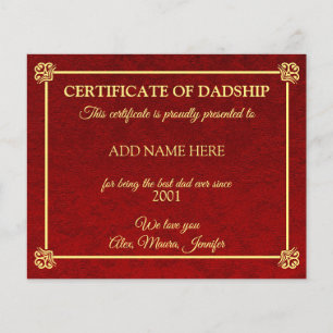 Papier Certificat de décès