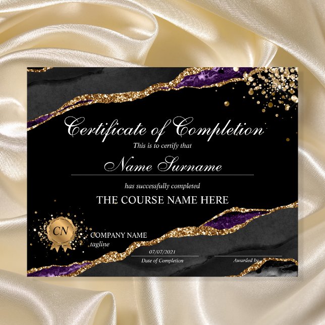 Papier Certificat de fin de cours (Créateur téléchargé)