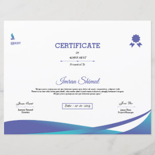 Papier Certificat De Réussite