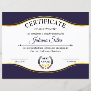 Papier Certificat De Réussite Imprimable