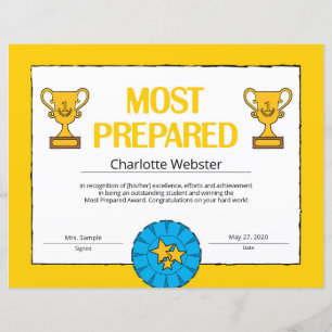 Papier Certificat de réussite le plus préparé PDF