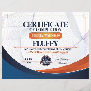 Papier Certificat OLK9 #8