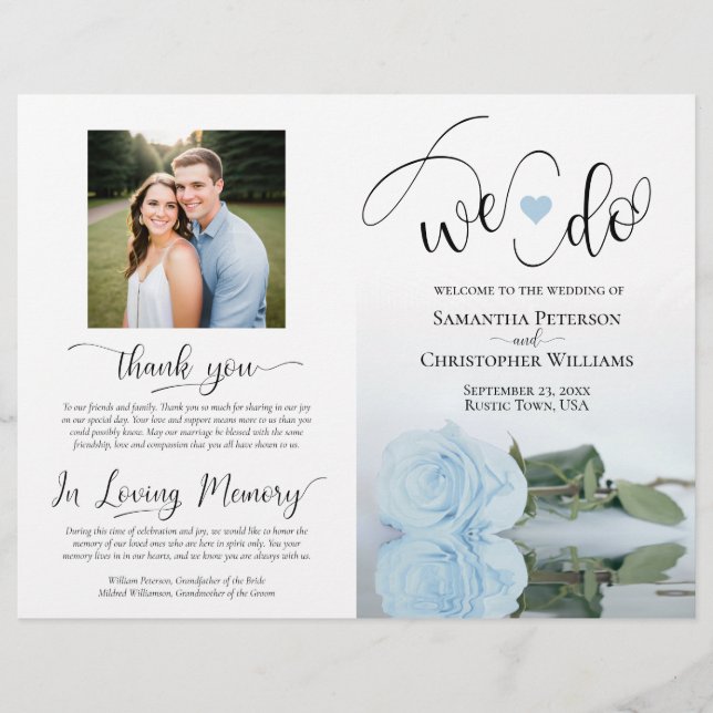 Papier C'Est Ce Que Nous Faisons ! Dusty Blue Rose do-it- (Devant)