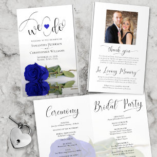 Papier C'Est Ce Que Nous Faisons ! Royal Blue Rose do-it-
